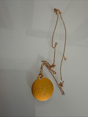 Gold tone Disc Constellation Necklace - Women Jewelry
